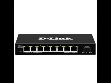 Bộ chuyển mạch để bàn quản lý web 8 cổng 2.5G với 1 cổng SFP+ DMS-F109TS