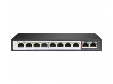 Switch PoE 250m 8GE PoE+ 2GE Uplink DGS-F1010P-E