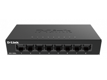 Bộ chuyển mạch để bàn Gigabit 8 cổng không được quản lý DGS-108GL