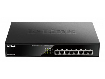 Bộ chuyển mạch PoE Gigabit Max 8 cổng để bàn DGS-1008MP
