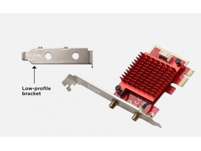 D-link AX3000 Wi-Fi 6 PCle Adapter with Bluetooth 5.1 - DWA-X582 - Adapter WiFi 6 và Bluetooth 5.1