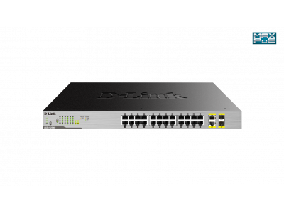 Switch PoE tối đa 26 cổng Gigabit DGS-1026MP