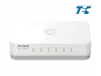 Bộ chuyển mạch để bàn không được quản lý 5 cổng 10/100 Mbps DES-1005C
