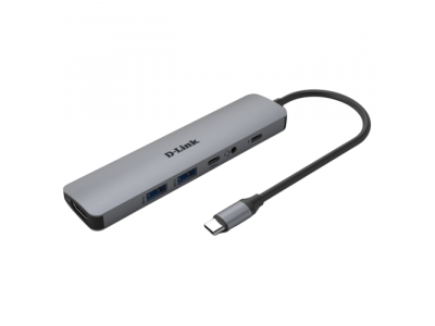 Hub USB-C 6 trong 1 có HDMI/Power Delivery - DUB-M650