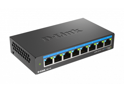 Bộ chuyển mạch để bàn 8 cổng 2.5G Multi-Gigabit DMS-108