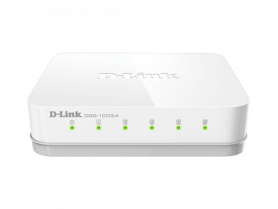 Bộ chuyển mạch để bàn Gigabit 5 cổng không được quản lý DGS-1005A